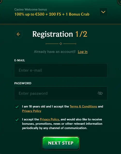 casinia casino registrazione