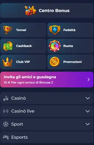 nine casino bonus